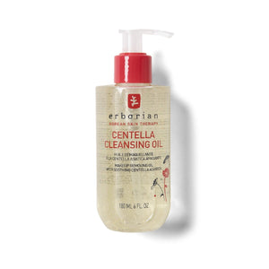 Óleo desmaquilhante centella cleansing oil embalagem com doseador